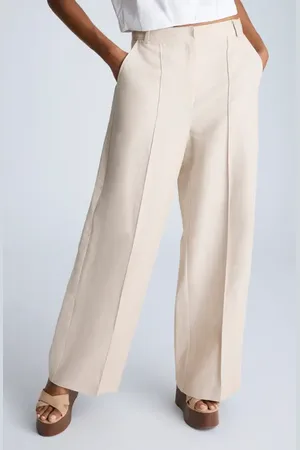 Kenneth Cole Pintuck Pleat Wide Leg Pants in at Nordstrom, Size 4