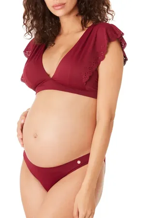 Cache Coeur Bloom Two-Piece Maternity Swimsuit in at Nordstrom, Size Small