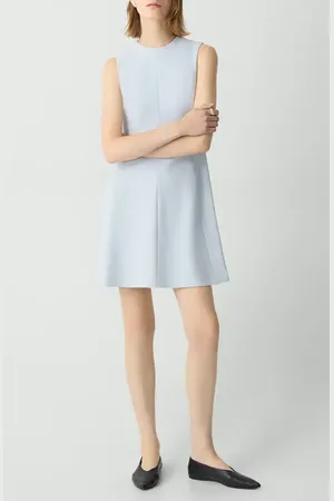 THEORY Sleeveless Fit & Flare Minidress in at Nordstrom, Size 12
