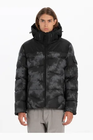 Point Zero ENGINEERED QUILTED PUFFER PRINTED JACKET in at Nordstrom, Size X-Large