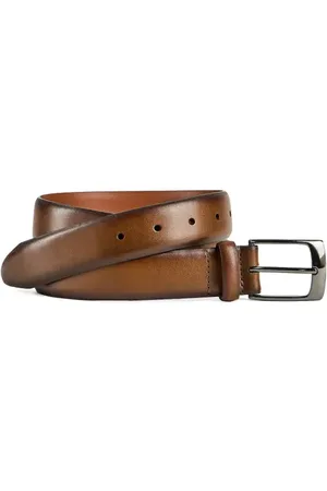 Johnston & Murphy Upton Leather Belt in at Nordstrom, Size 32