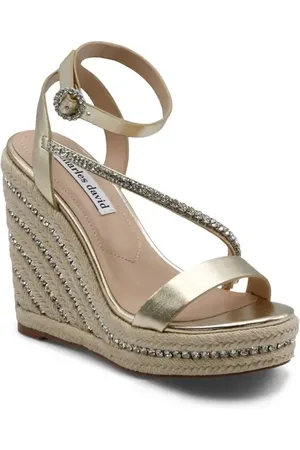 Charles David Chiara Ankle Strap Espadrille Platform Wedge Sandal in at Nordstrom, Size 9.5