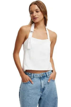 Cotton On Luis Halter Seam Top in at Nordstrom, Size 6