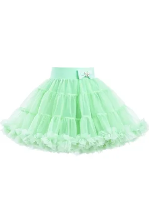 Mimi Tutu Bow Tulle Skirt in at Nordstrom, Size 7-8