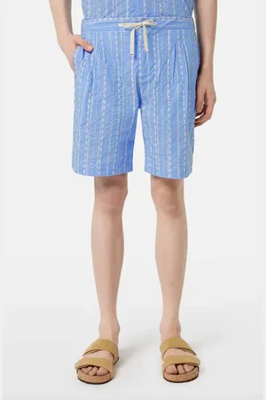 Scotch&Soda Embroidered Eyelet Cotton Bermuda Shorts in at Nordstrom, Size 33