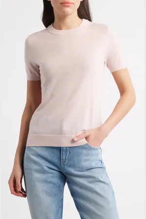 HUGO BOSS Falyssiasi Virgin Wool T-Shirt Sweater in at Nordstrom, Size Medium