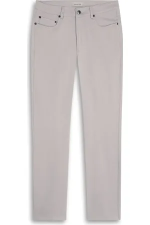Bugatchi Preston Stretch Linen & Cotton Pants in at Nordstrom, Size 32