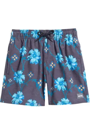 Rip Curl Surf Revival Floral Swim Trunks in at Nordstrom, Size 12