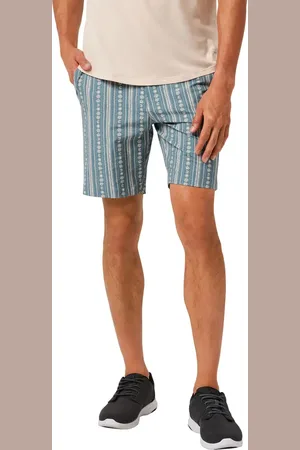 Travis Mathew Print Tech Chino Shorts in at Nordstrom, Size 36