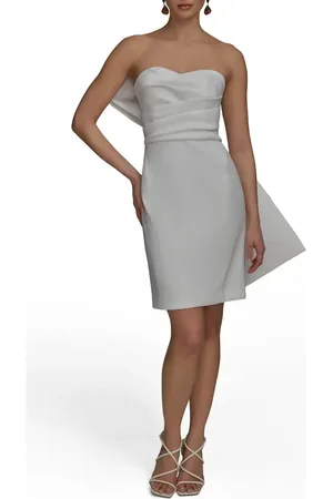 Donna Karan Strapless Bow Back Dress in at Nordstrom, Size 8