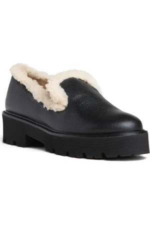 BEAUTIISOLES Rio Faxu Shearling Trim Loafer in at Nordstrom, Size 4.5Us