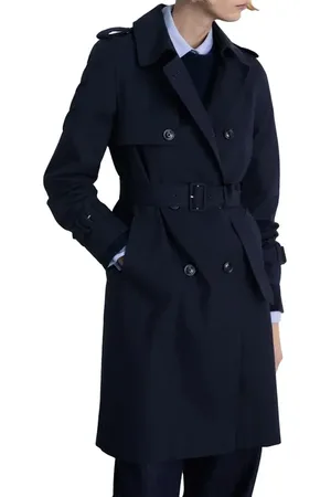 MANGO Cotton Gabardine Trench Coat in at Nordstrom, Size X-Small