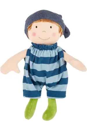sigikid Plush Doll with Blue Outfit in at Nordstrom