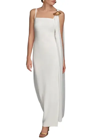 Donna Karan Scarf Drape Sleeveless Gown in at Nordstrom, Size 12