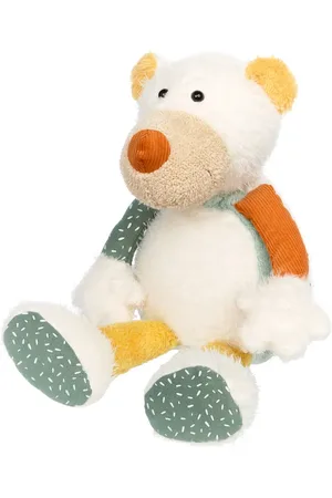 sigikid Patchwork Polar Bear Plush Toy in at Nordstrom