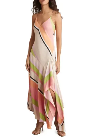 Reiss Hallia Stripe Drop Waist Maxi Dress in at Nordstrom, Size 0 Us
