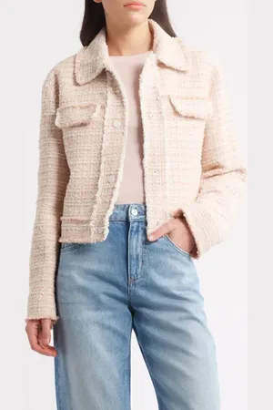 HUGO BOSS Tweed Jacket in at Nordstrom, Size 6