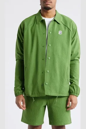 Billionaire Boys Club BB Dipper Logo Embroidered Cotton Seersucker Jacket in at Nordstrom, Size X-Large