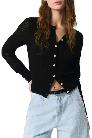 RAG&BONE Molly Open Knit Cardigan in at Nordstrom, Size X-Large