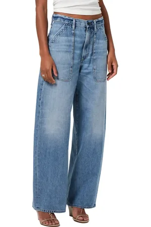 Citizens of Humanity Ayla High Waist Baggy Wide Leg Utility Jeans in at Nordstrom, Size 31
