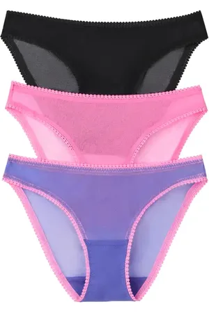 On Gossamer 3-Pack Mesh Hip Bikinis in at Nordstrom, Size Small