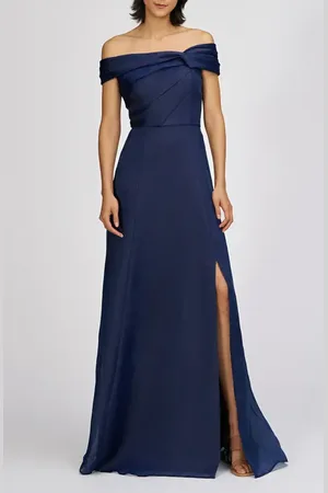 Js Collections Isadora Off the Shoulder Organza Gown in at Nordstrom, Size 16