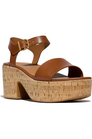 FitFlop PlatFForms Ankle Strap Platform Wedge Sandal in at Nordstrom, Size 6