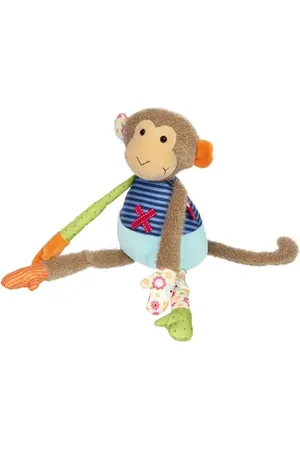 sigikid Patchwork Monkey Plush Toy in at Nordstrom