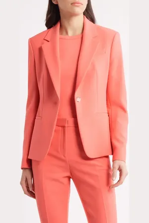 HUGO BOSS Jia One-Button Blazer in at Nordstrom, Size 0