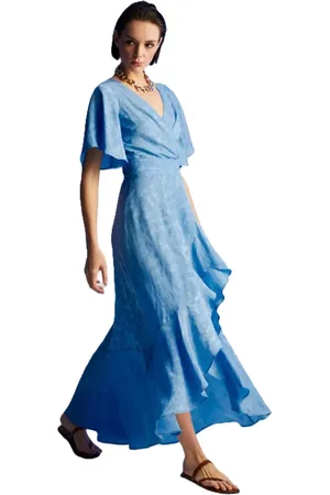 Nocturne Asymmetric Flounce Dress in at Nordstrom, Size X-Large