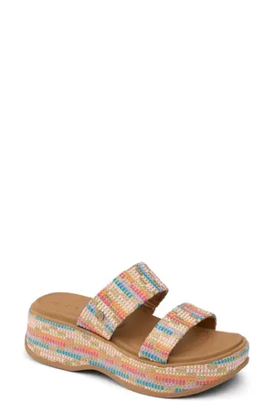 Reef Lofty Lux Hi Platform Slide Sandal in at Nordstrom, Size 8