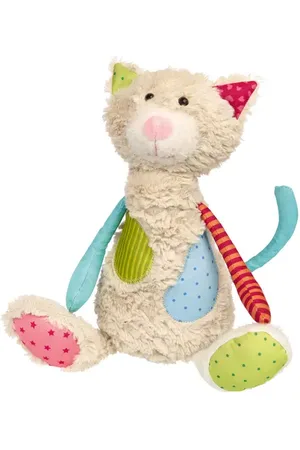 sigikid Patchwork Cat Plush Toy in at Nordstrom