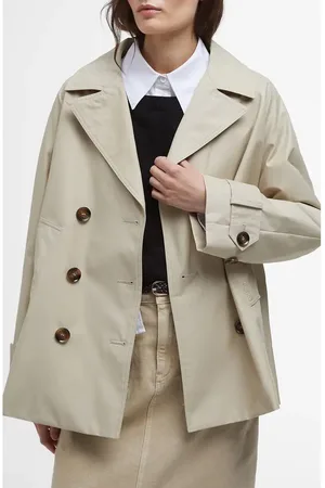 Barbour Maisy Showerproof Double Breasted Jacket in at Nordstrom, Size 10 Us