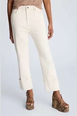 Kenneth Cole Straight Leg Wide Cuff Jeans in at Nordstrom, Size 2