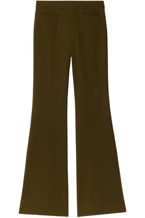 Burberry Nylon Wool Blend Tailored Trousers in at Nordstrom, Size 12