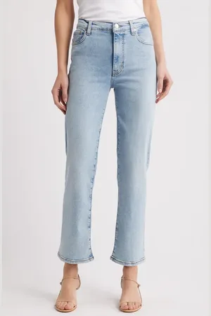 Frame Le Sleek High Waist Ankle Straight Leg Jeans in at Nordstrom, Size 28