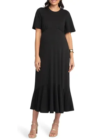 Séraphine Jersey Maternity Midi Dress in at Nordstrom, Size 14