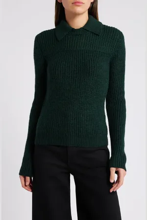 RAG&BONE Madix Wool & Alpaca Blend Sweater Polo in at Nordstrom, Size Medium