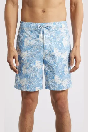 Johnnie-o Salty Dogs Floral Swim Trunks in at Nordstrom, Size Small