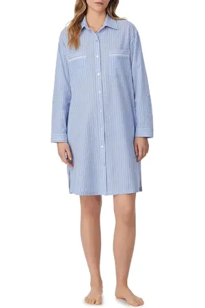 Eileen West Cotton Lawn Sleep Shirt in at Nordstrom, Size Medium
