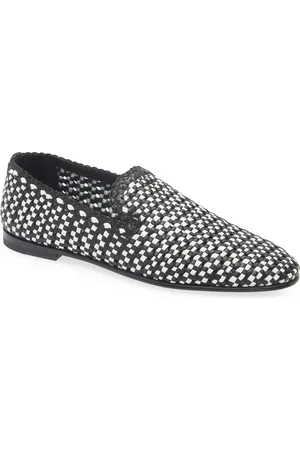 Dolce & Gabbana Woven Leather Slipper Loafer in at Nordstrom, Size 7Us