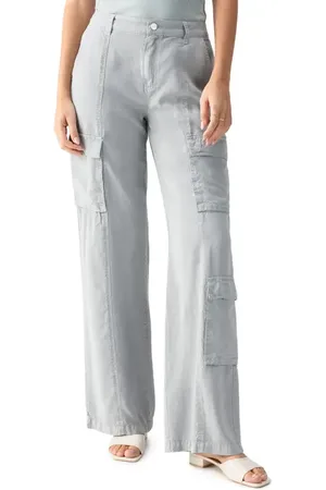 Sanctuary Doheny Wide Leg Cargo Pants in at Nordstrom, Size Xx-Small