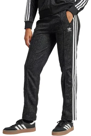 adidas Firebird Snakeskin Print Recycled Polyester Track Pants in at Nordstrom, Size Xx-Small