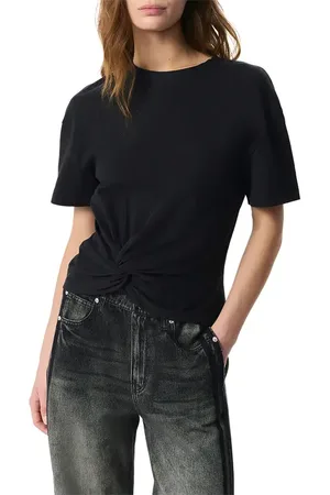 RAG&BONE Mica Twist Hem Cotton T-Shirt in at Nordstrom, Size Small