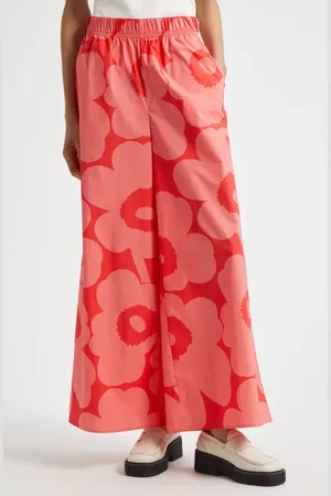 Marimekko Voimakukka Unillo Cotton Pants in at Nordstrom, Size Large