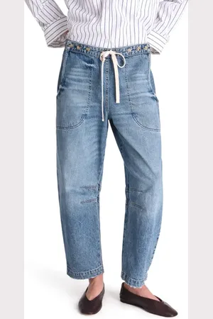 TWP Jetties Tie Waist Jeans in at Nordstrom, Size 26