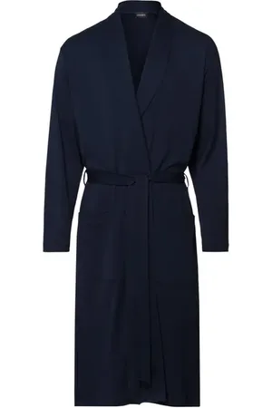 Hanro Night And Day Shawl Collar Cotton Robe 120cm in at Nordstrom, Size Medium