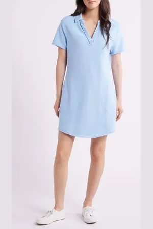 Tommy Bahama Marina Del Mar Cotton Brushed Fleece Minidress in at Nordstrom, Size X-Small