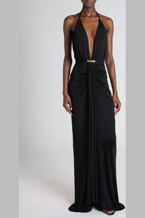Tom Ford Plunge Halter Gown in at Nordstrom, Size 2 Us