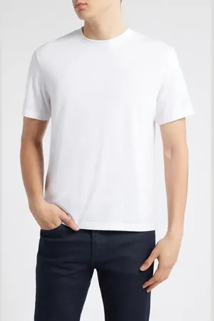 Frame Short Sleeve Light Cotton Tee in at Nordstrom, Size Large